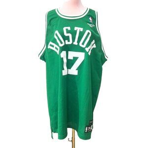 Vintage Reebok Green Boston Celtics John Havlicek #17 Jersey Mens Size 3XL
